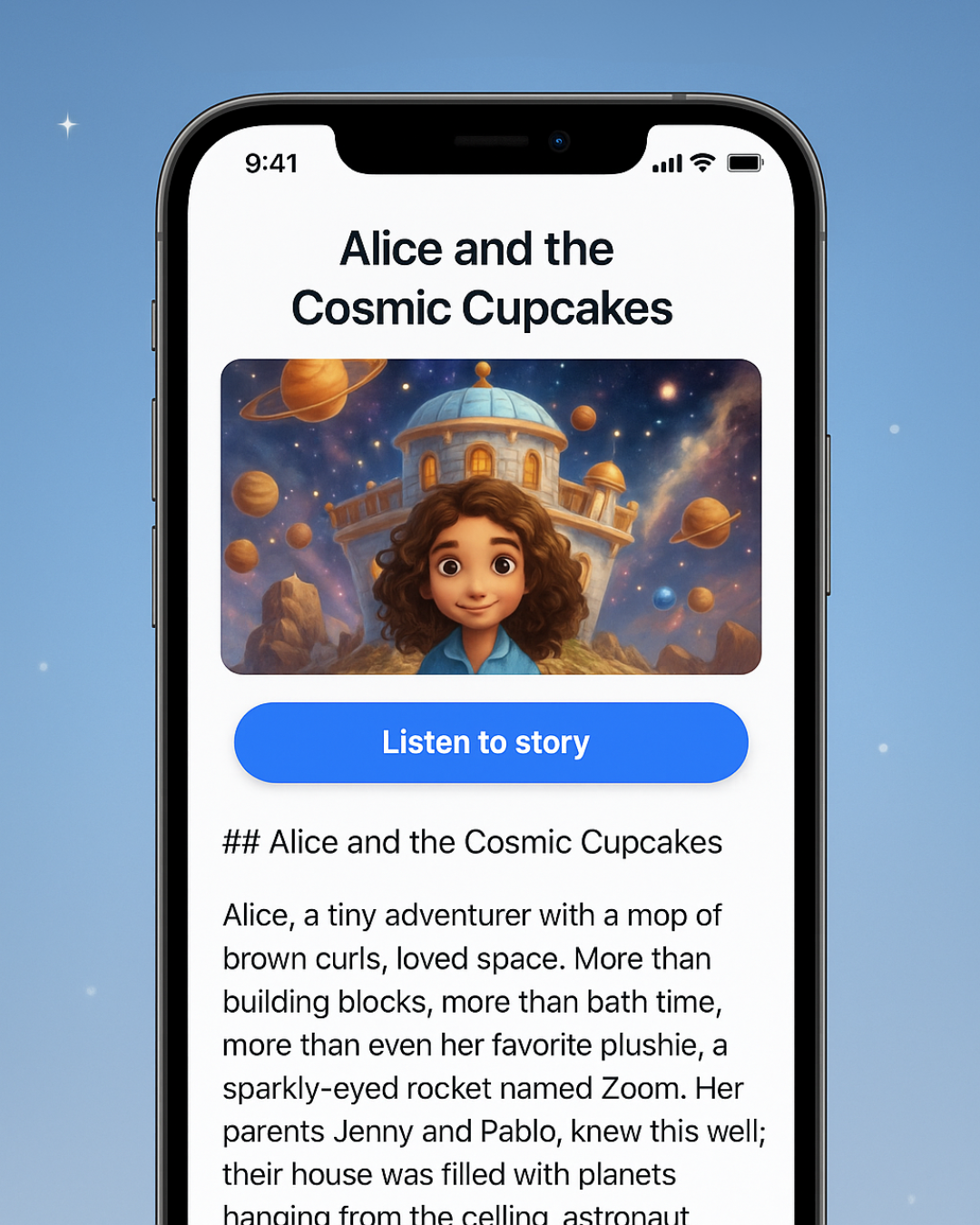 Written Story Example